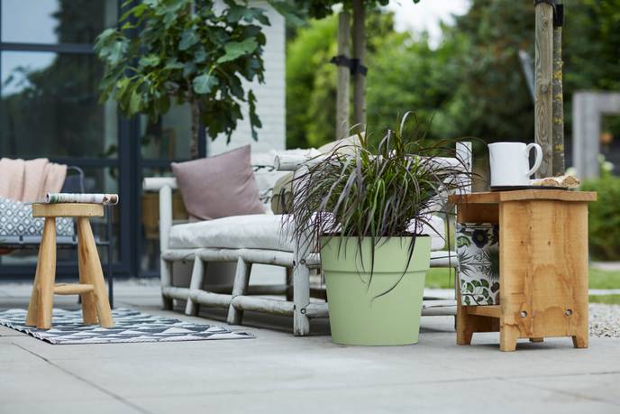 vibia straight rond 25cm vert pistache